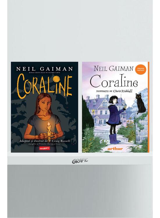 Copertă produs Pachet Coraline 2 volume (romanul și banda desenată) - gallery big 1