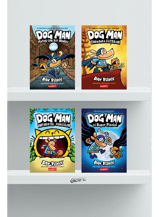 Copertă produs Pachet benzi desenate Dog Man (volumele 4-7) - gallery big 1
