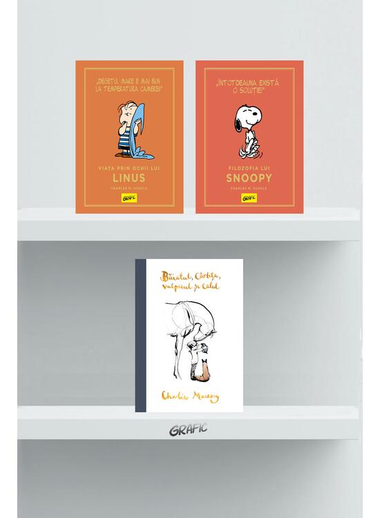 Copertă produs Pachet cărți despre empatie (Băiatul, cârtița, vulpoiul și calul: povestea animată, Filozofia lui Snoopy, Viața prin ochii lui Linus) - gallery big 1