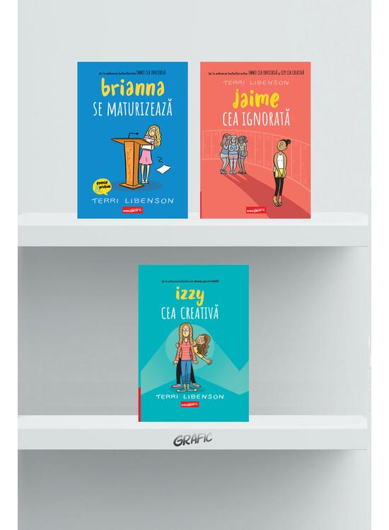 Copertă produs Pachet Terri Libenson (Izzy cea creativă, Jaime cea ignorată, Brianna se maturizează) - gallery big 1