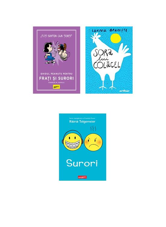Copertă produs Pachet 3 cărți despre surori (Sora lui Colăcel, Surori, Ghidul Peanuts pentru frați și surori) - gallery big 6