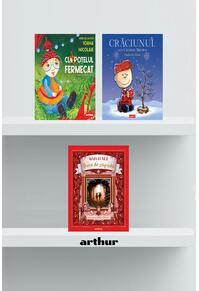 Copertă produs Pachet 3 povești de Crăciun (Clopoțelul fermecat, Crăciunul lui Charlie Brown,Sora de zăpadă)