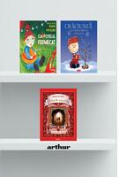 Copertă produs Pachet 3 povești de Crăciun (Clopoțelul fermecat, Crăciunul lui Charlie Brown,Sora de zăpadă)