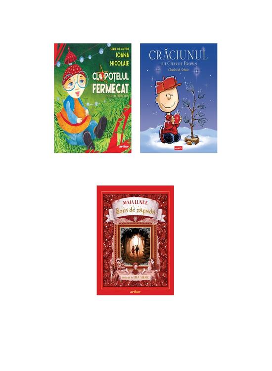 Copertă produs Pachet 3 povești de Crăciun (Clopoțelul fermecat, Crăciunul lui Charlie Brown,Sora de zăpadă) - gallery big 8