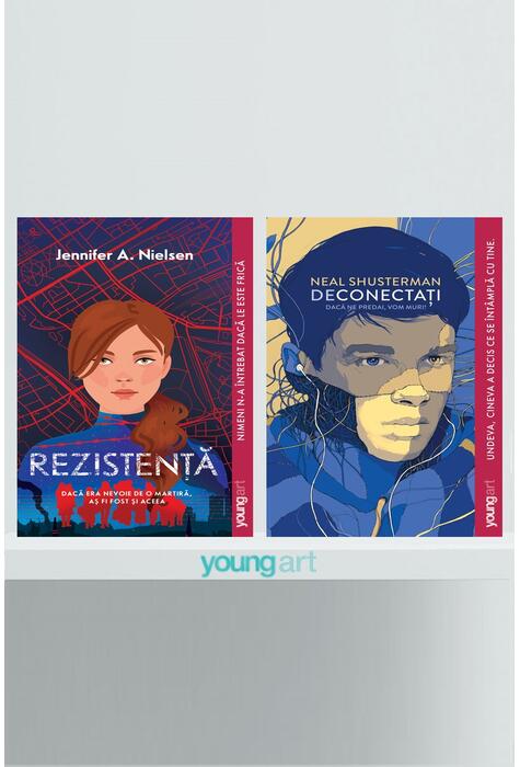 Copertă produs Pachet 2 cărți despre curaj și conștiință (Rezistență, Deconectați)