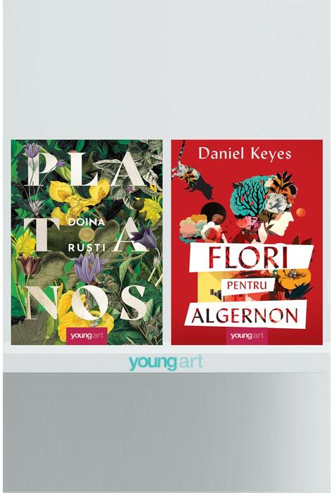 Copertă produs Pachet 2 cărți despre empatie (Platanos, Flori pentru Algernon)