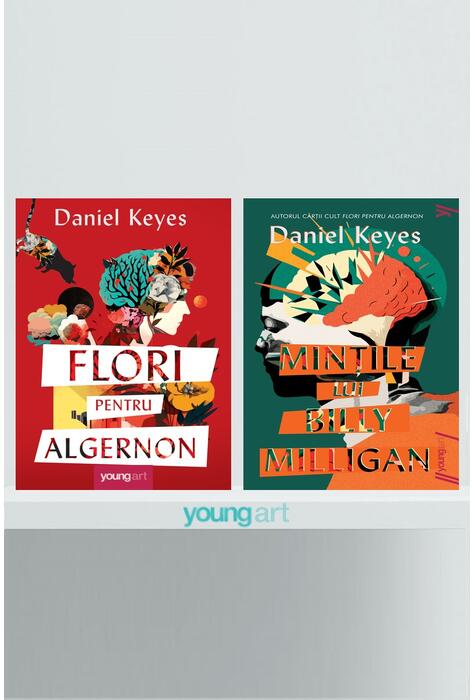 Copertă produs Pachet 2 cărți despre complexitatea minții (Flori pentru Algernon, Billy Milligan)