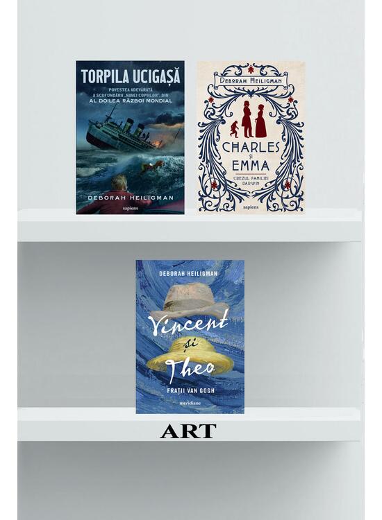 Copertă produs Pachet D. Heiligman (Torpila ucigașă, Charles și Emma, Frații Van Gogh) - gallery big 1