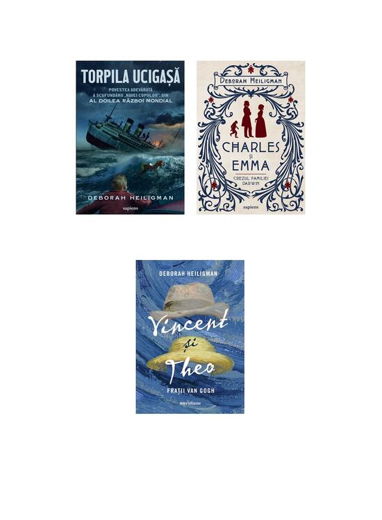 Copertă produs Pachet D. Heiligman (Torpila ucigașă, Charles și Emma, Frații Van Gogh) - gallery big 6