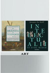 Copertă produs Pachet Meridiane istorie (Intelectualii în Evul Mediu, Brânza și viermii)
