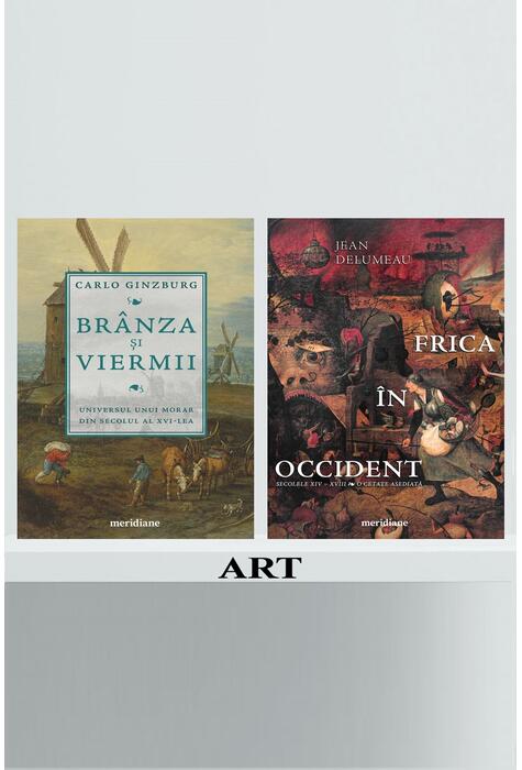 Copertă produs Pachet Meridiane istorie (Frica în Occident, Brânza și viermii)
