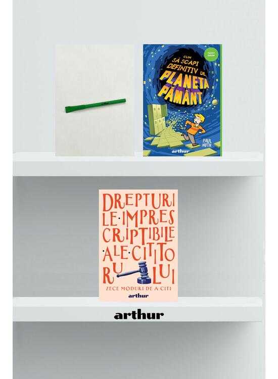 Copertă produs Pachet promo Funny Green (Cum să scapi definitiv de Planeta Pământ, agendă și pix) - gallery big 1