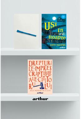 Copertă produs Pachet promo Smart Blue (Uşi în noapte, agendă și pix)