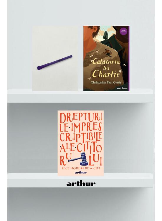 Copertă produs Pachet promo Violet History (Călătoria lui Charlie, agendă și pix) - gallery big 1