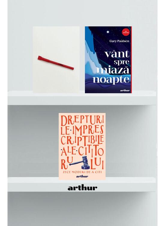 Copertă produs Pachet promo Red Adventure (Vânt spre miazănoapte, agendă și pix) - gallery big 1