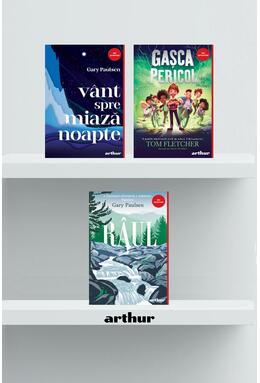 Copertă produs Pachet cărți cu aventuri (Gașca Pericol, Râul, Vânt spre miazănoapte)