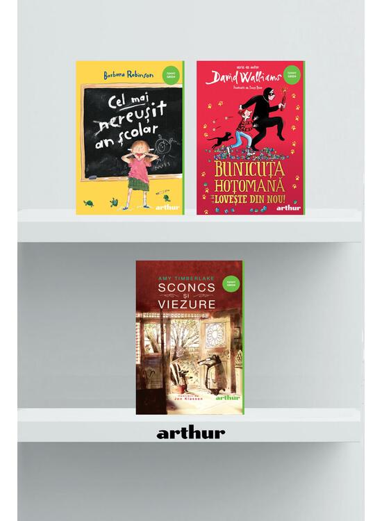 Copertă produs Pachet Funny (Bunicuţa hoţomană lovește din nou, Sconcs și viezure, Cel mai reușit an școlar) - gallery big 1