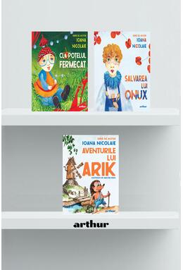 Copertă produs Pachet Ioana Nicolaie (Clopoțelul fermecat, Salvarea lui Onux, Arik)