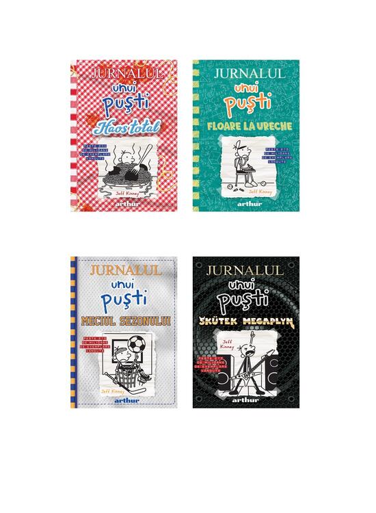 Copertă produs Pachet Jurnalul unui Puști  volumele 16-19 (Meciul sezonului, Skütek Megaplyn, Floare la ureche, Haos total) - gallery big 7