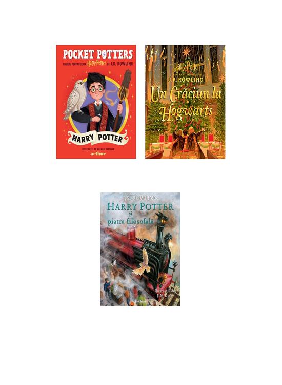 Copertă produs Pachet Crăciun Harry Potter ilustrat ( Crăciun la Hogwarts, Piatra filosofală, ediție ilustrată, Pocket Potters 1) - gallery big 8