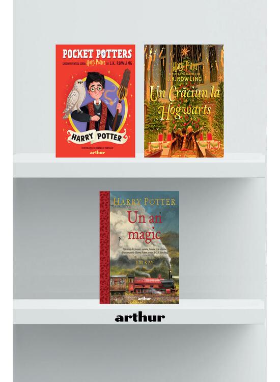 Copertă produs Pachet Crăciun magic Harry Potter ( Crăciun la Hogwarts, Un an magic, Pocket Potters 1) - gallery big 1