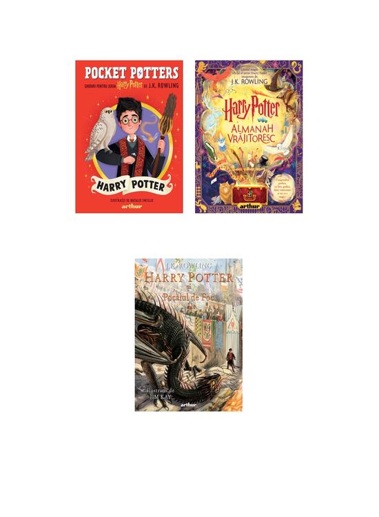 Copertă produs Pachet Harry Potter, ediție ilustrată (vol 4, Almanah Vrăjitoresc, Pocket Potters 1) - gallery big 5