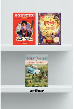 Copertă produs Pachet Harry Potter, ediție ilustrată (Camera secretelor, Almanah, Pocket Potters 1)