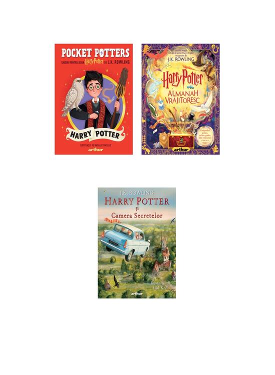 Copertă produs Pachet Harry Potter, ediție ilustrată (Camera secretelor, Almanah, Pocket Potters 1) - gallery big 5