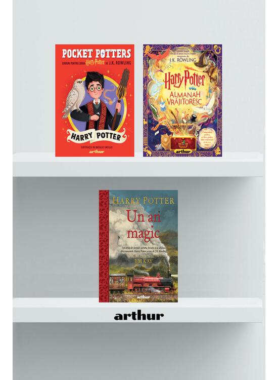 Copertă produs Pachet Harry Potter ( Un an magic, Almanah Vrăjitoresc, Pocket Potters 1) - gallery big 1