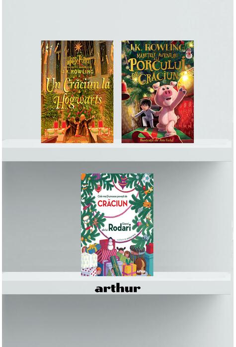 Copertă produs Pachet Crăciun (Mărețele aventuri, Crăciun la Hogwarts, Cele mai frumoase povești)