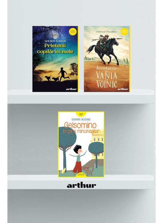 Copertă produs Pachet Aventuri (Vania cel voinic, Gelsomino în țara mincinoșilor, Prietenii copilăriei) - gallery big 1