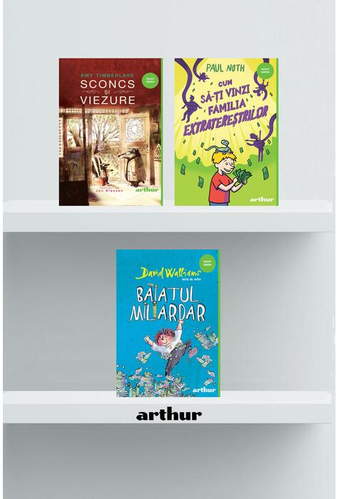 Copertă produs Pachet Funny (Baiatul miliardar, Cum să-ți vinzi familia extratereștrilor, Sconcs și viezure)