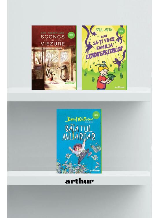 Copertă produs Pachet Funny (Baiatul miliardar, Cum să-ți vinzi familia extratereștrilor, Sconcs și viezure) - gallery big 1