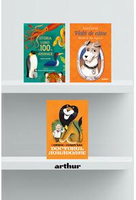 Copertă produs Pachet Animale (Viață de câine, Aumădoare, Istoria lumii în 100 de animale)