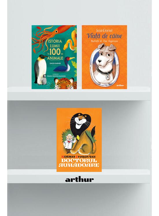 Copertă produs Pachet Animale (Viață de câine, Aumădoare, Istoria lumii în 100 de animale) - gallery big 1