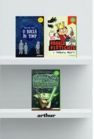 Copertă produs Pachet școlar clasa a III-a (O buclă în timp, Curiosul caz al lui Origami Yoda, Regele fistichiu)