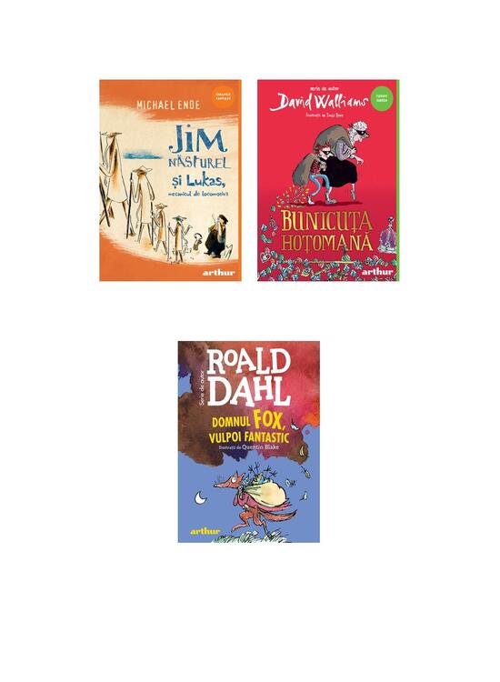 Copertă produs Pachet școlar clasa a III-a (Jim Năsturel, Domnul Fox, Bunicuța hoțomană) - gallery big 5