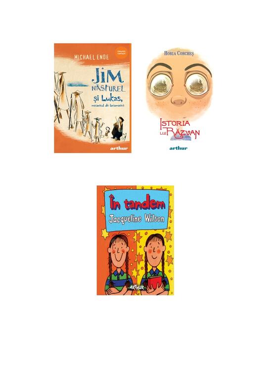 Copertă produs Pachet școlar clasa a III-a (În tandem, Jim Năsturel și Lukas, mecanicul de locomotivă, Istoria lui Răzvan) - gallery big 5