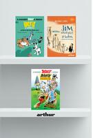 Copertă produs Pachet școlar clasa a III-a (Jim Năsturel și Lukas, mecanicul de locomotivă, Idefix 1, Asterix 1)