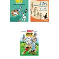 Copertă produs Pachet școlar clasa a III-a (Jim Năsturel și Lukas, mecanicul de locomotivă, Idefix 1, Asterix 1) - gallery small 
