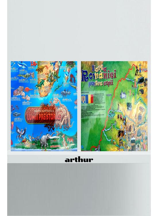 Copertă produs Pachet 2 hărți Arthur - gallery big 1