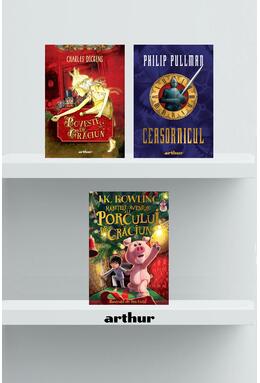 Copertă produs Pachet cadou Arthur ( Mărețele aventuri ale Porcului de Crăciun, Ceasornicul, Poveste de Crăciun)