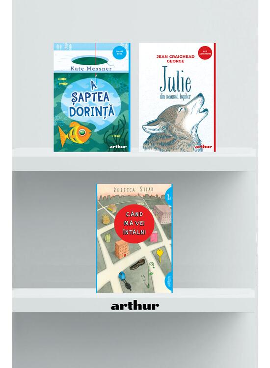 Copertă produs Pachet lecturi pentru 13 ani (Când mă vei întâlni, Julie, A șaptea dorință) - gallery big 1