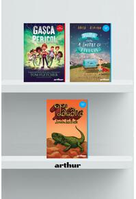 Copertă produs Pachet lecturi pentru 12 ani (Băiatul care a înotat, Gașca Pericol, Tabăra)