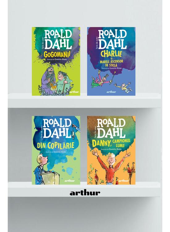 Copertă produs Pachet Roald Dahl (Gogomanii, Din copilărie, Danny, Charlie) - gallery big 1