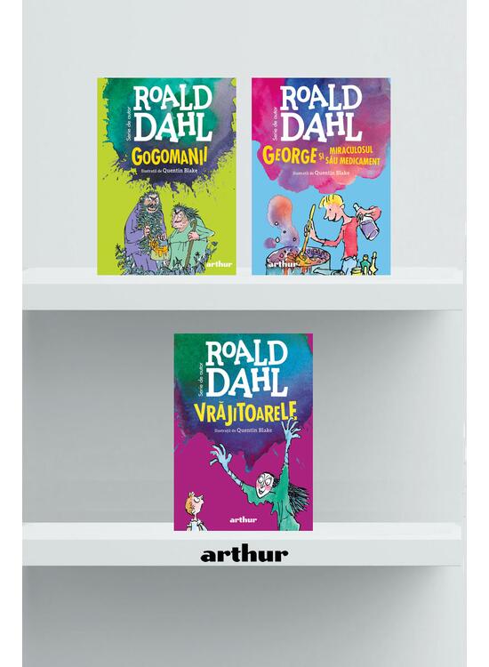 Copertă produs Pachet Roald Dahl ( Gogomanii, Vrăjitoarele, George) - gallery big 1