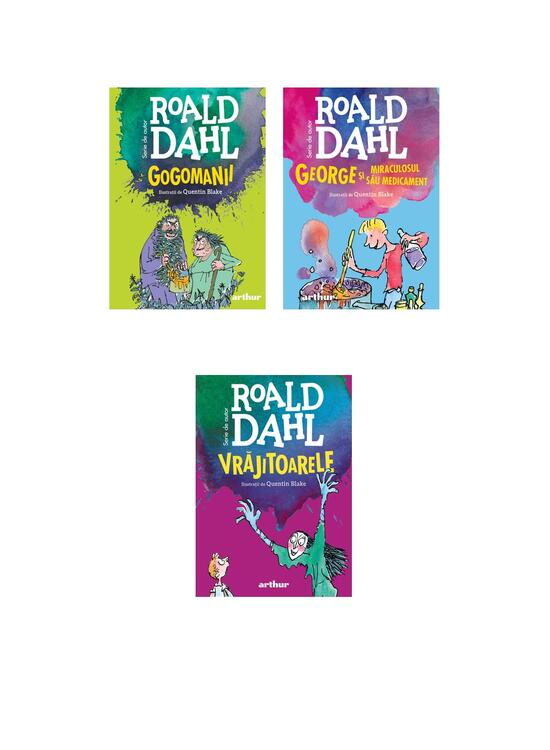 Copertă produs Pachet Roald Dahl ( Gogomanii, Vrăjitoarele, George) - gallery big 5