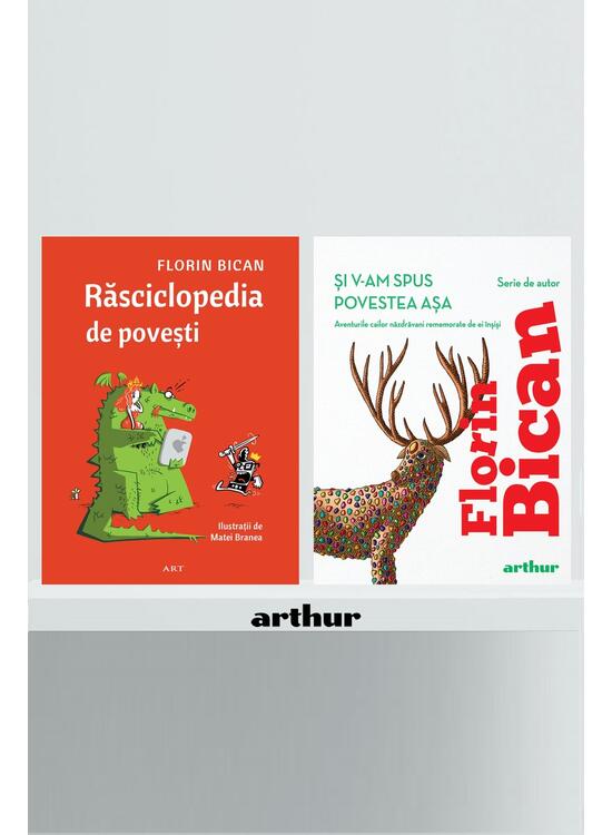 Copertă produs Pachet de autor Florin Bican ( Și v-am spus povestea așa, Răsciclopedia de povești) - gallery big 1