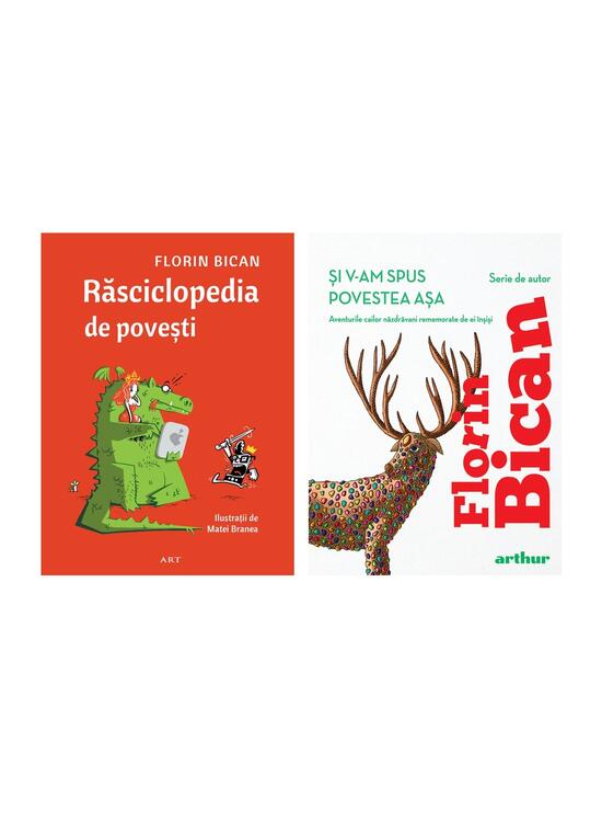 Copertă produs Pachet de autor Florin Bican ( Și v-am spus povestea așa, Răsciclopedia de povești) - gallery big 4