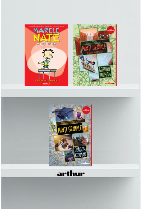 Copertă produs Pachet genial (Verdict Infractor, Marele Nate, Minți geniale)